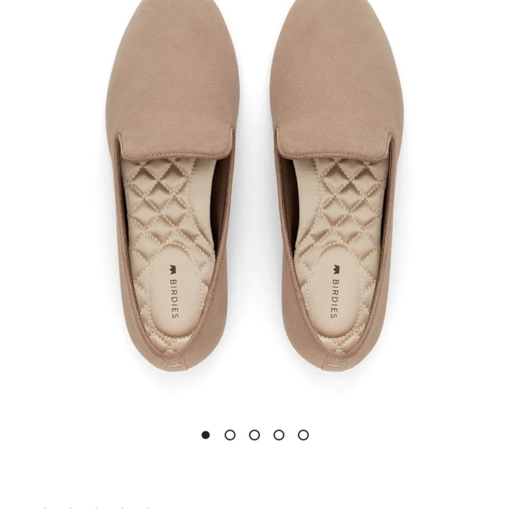 Birdies Starling Suede Latte Shoes Size 8.